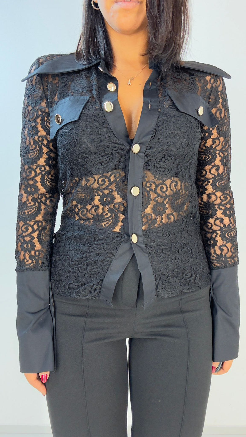Camicia Macramè