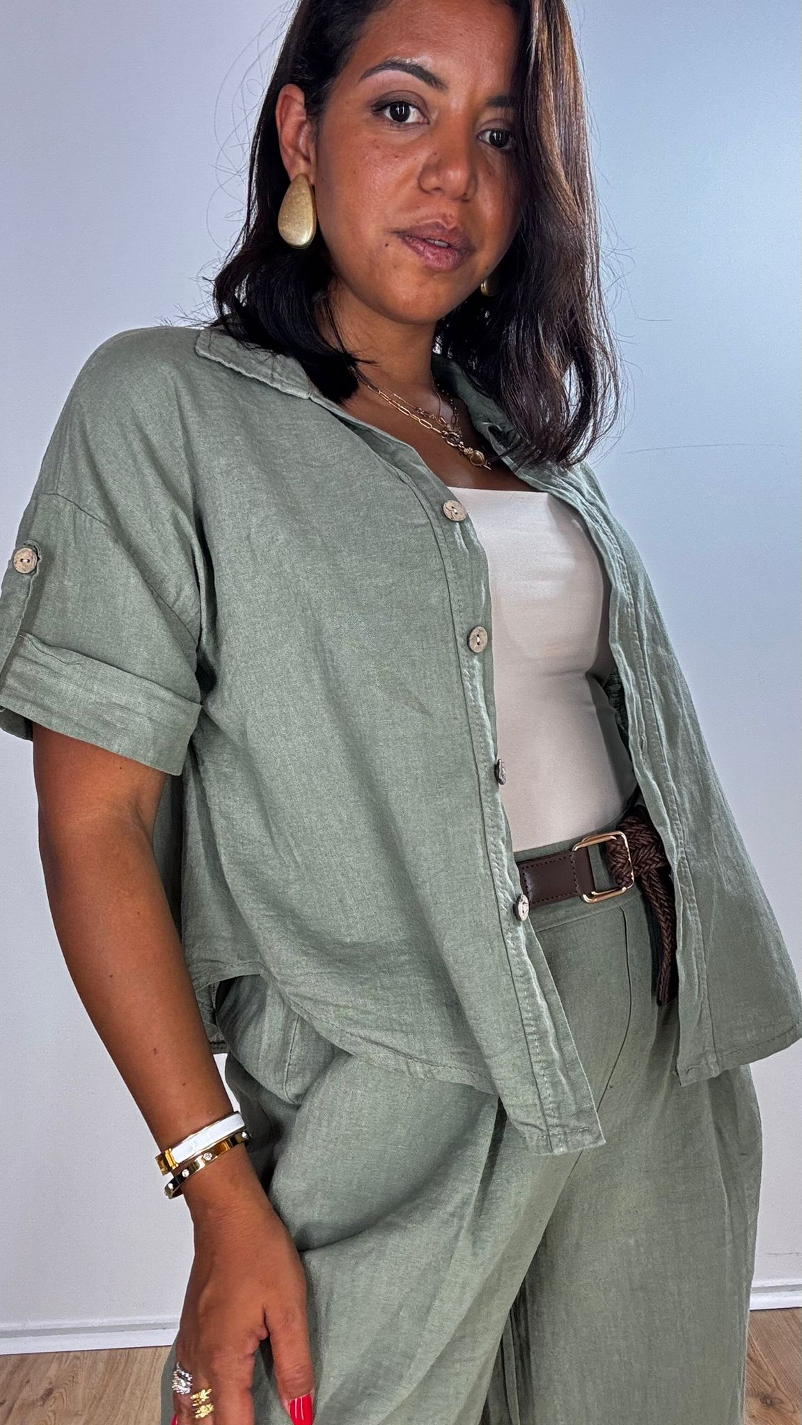 Camicia 100% Lino