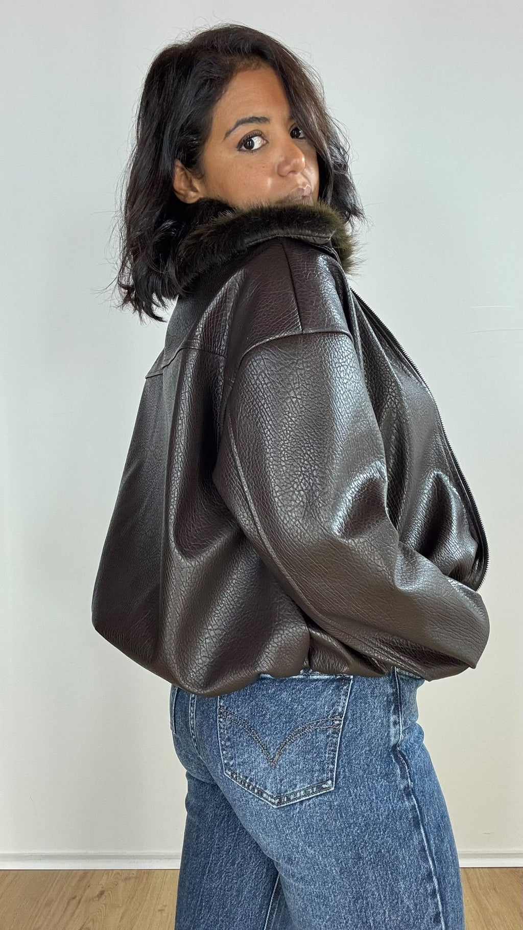 Bomber Collo-fur