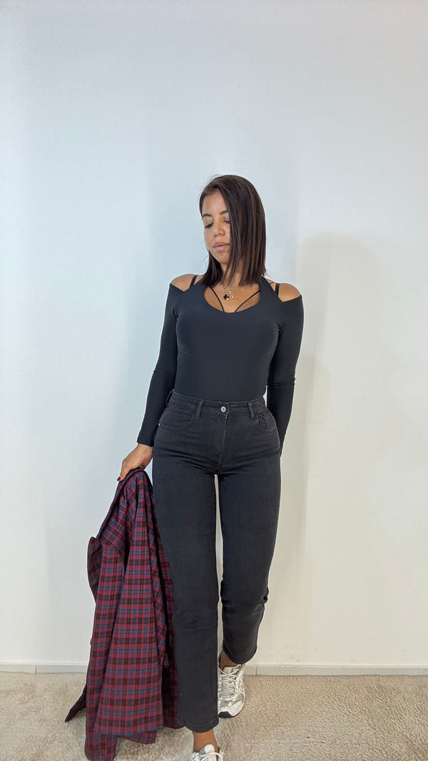 Jeans Mom Black