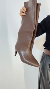 Stivali Ecopelle Choco