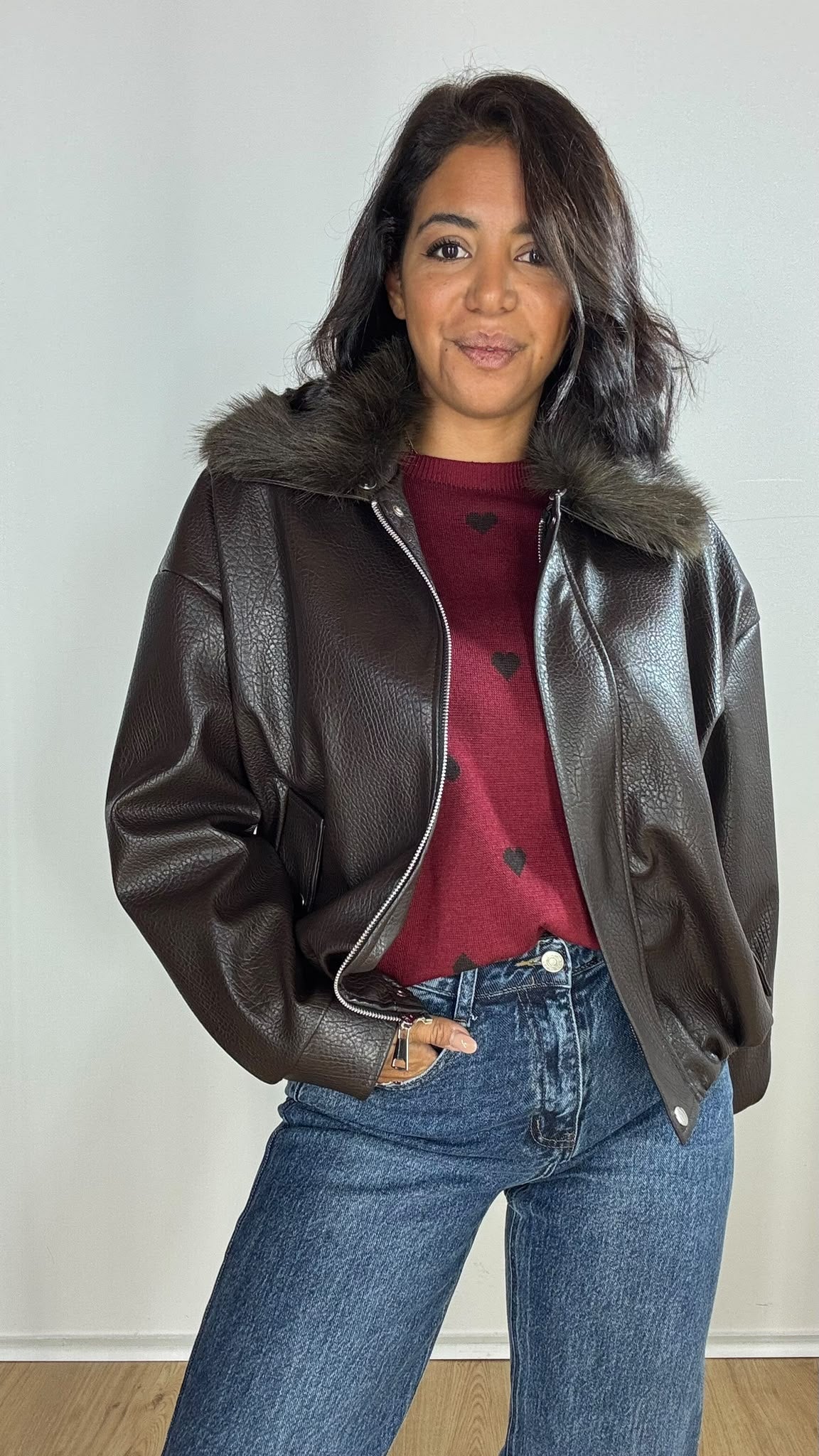 Bomber Collo-fur