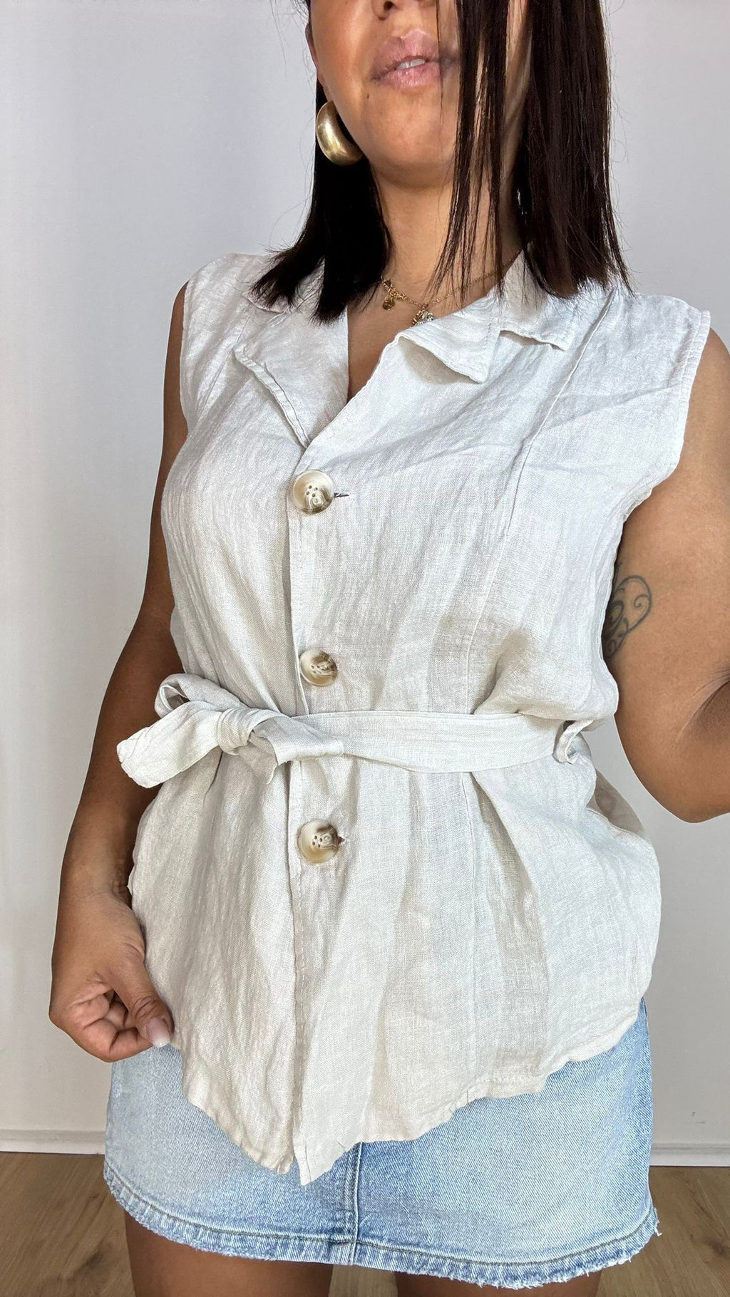 Gilet Lino