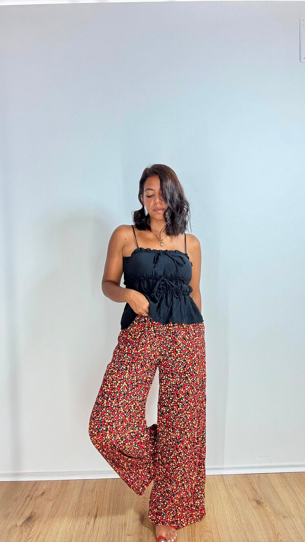 Pantaloni fiorati