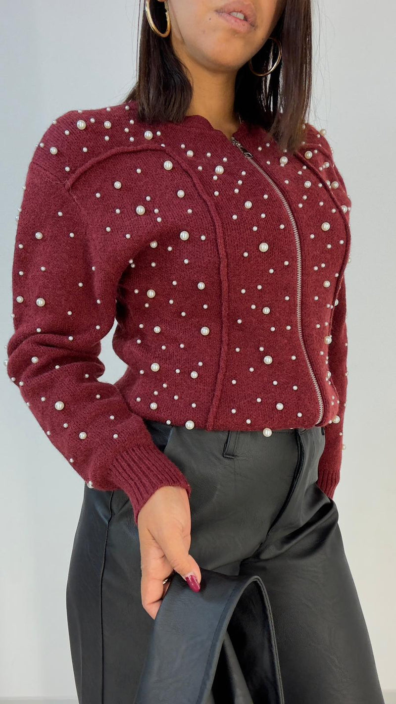 Pull zip perle