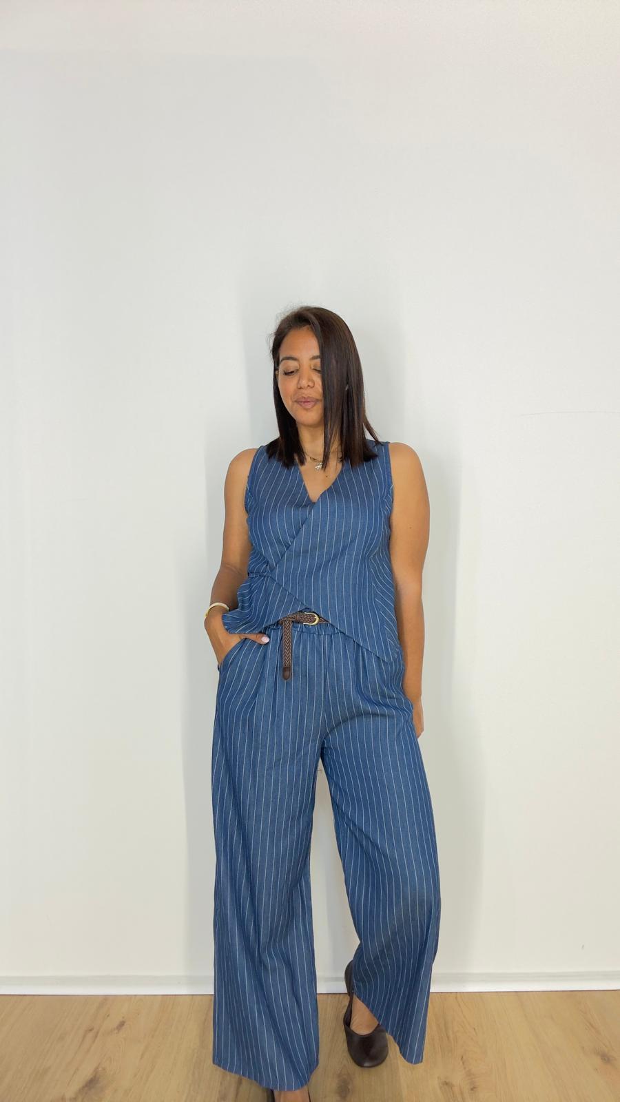 Completo Gilet Denim