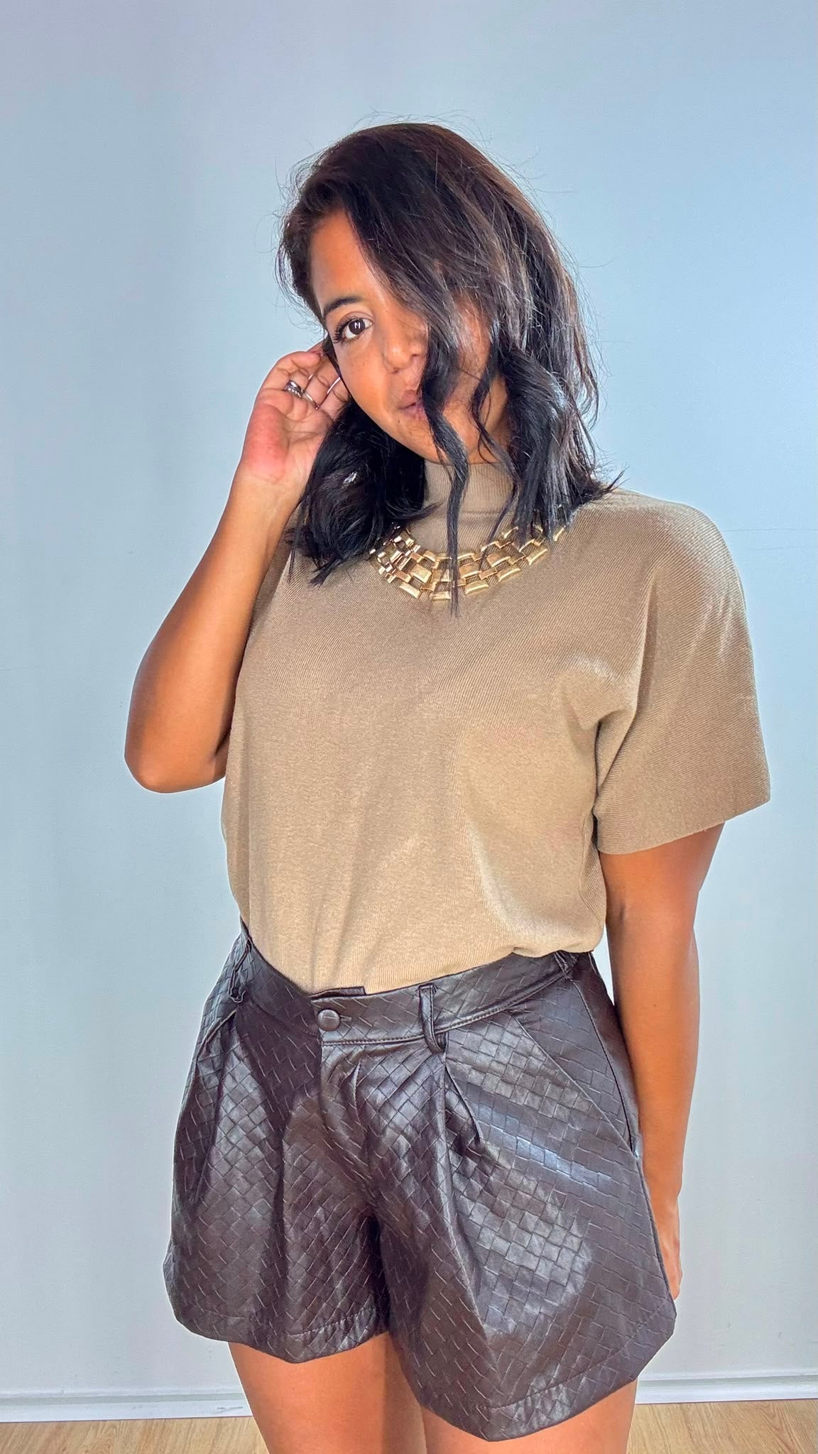 Shorts Ecopelle