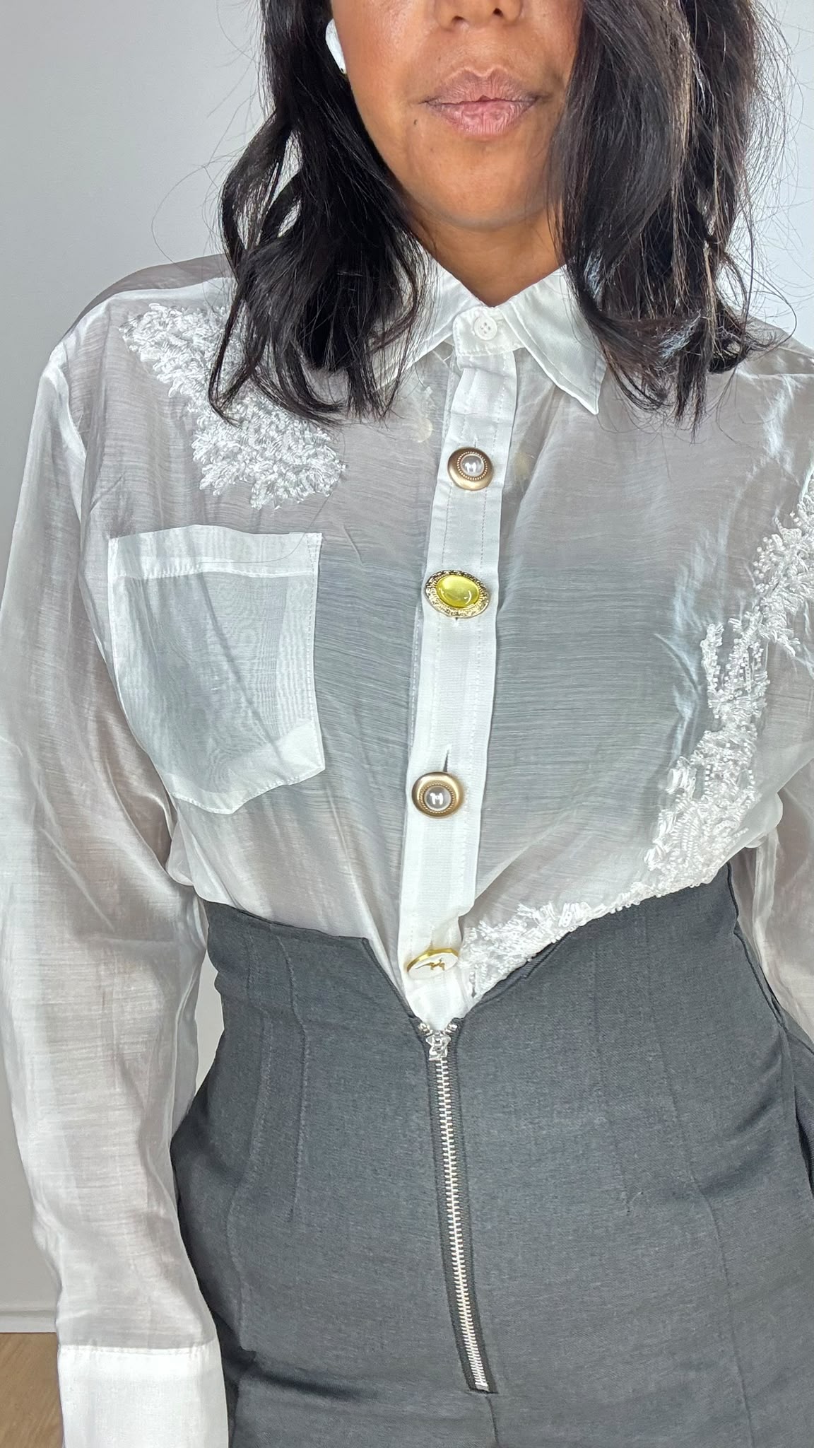 Camicia Ricamata