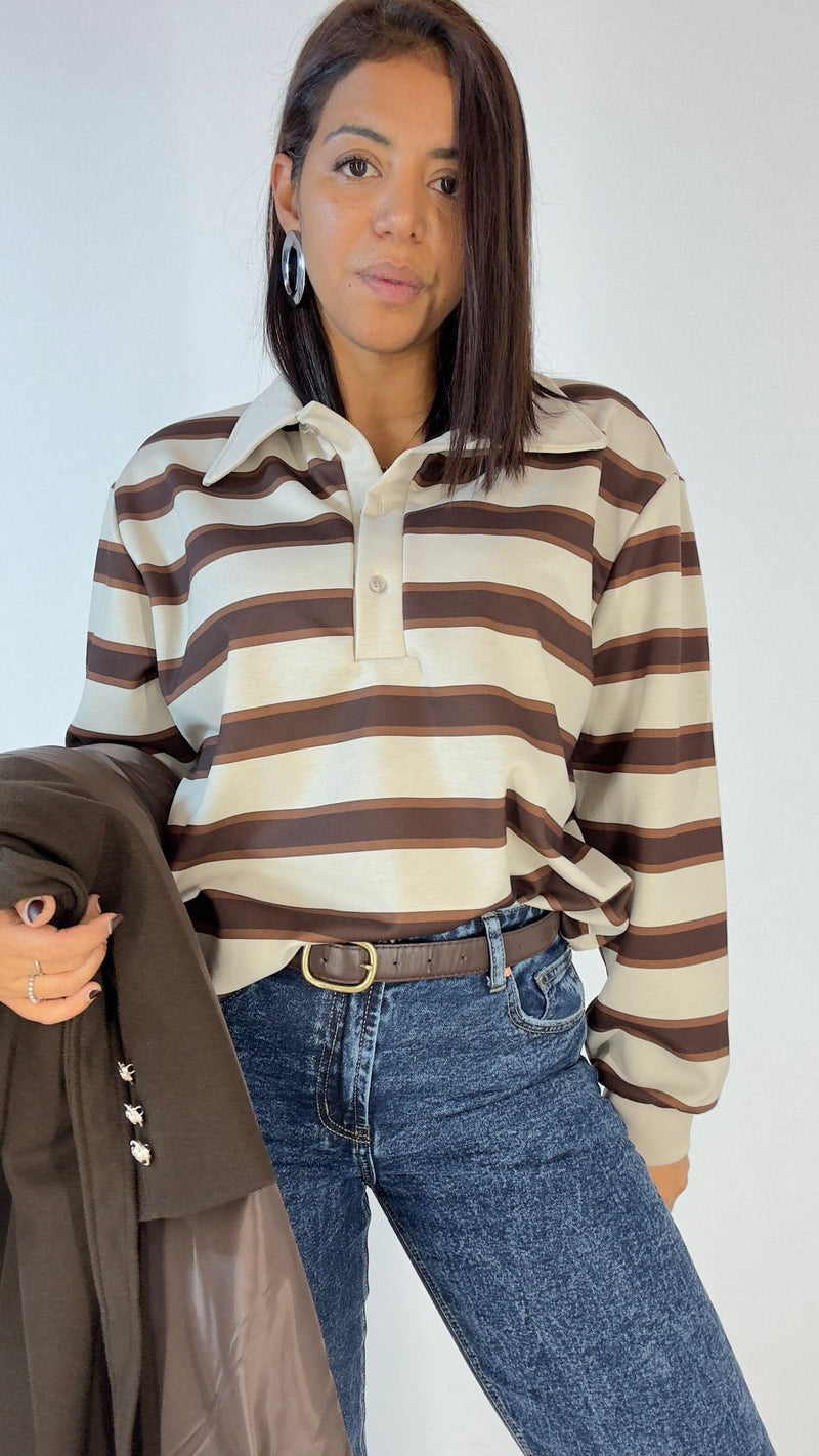 Polo pile righe