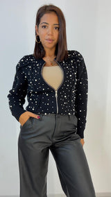 Pull zip perle