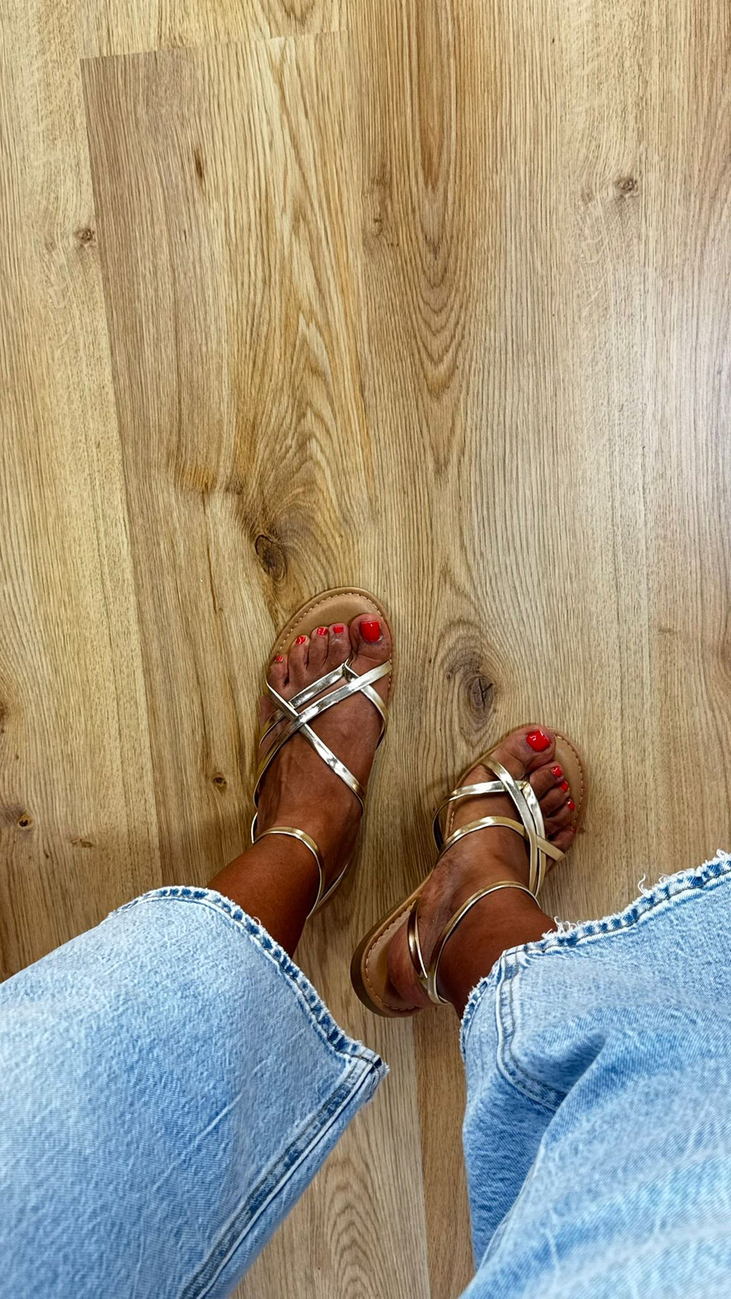 Sandali Capri oro