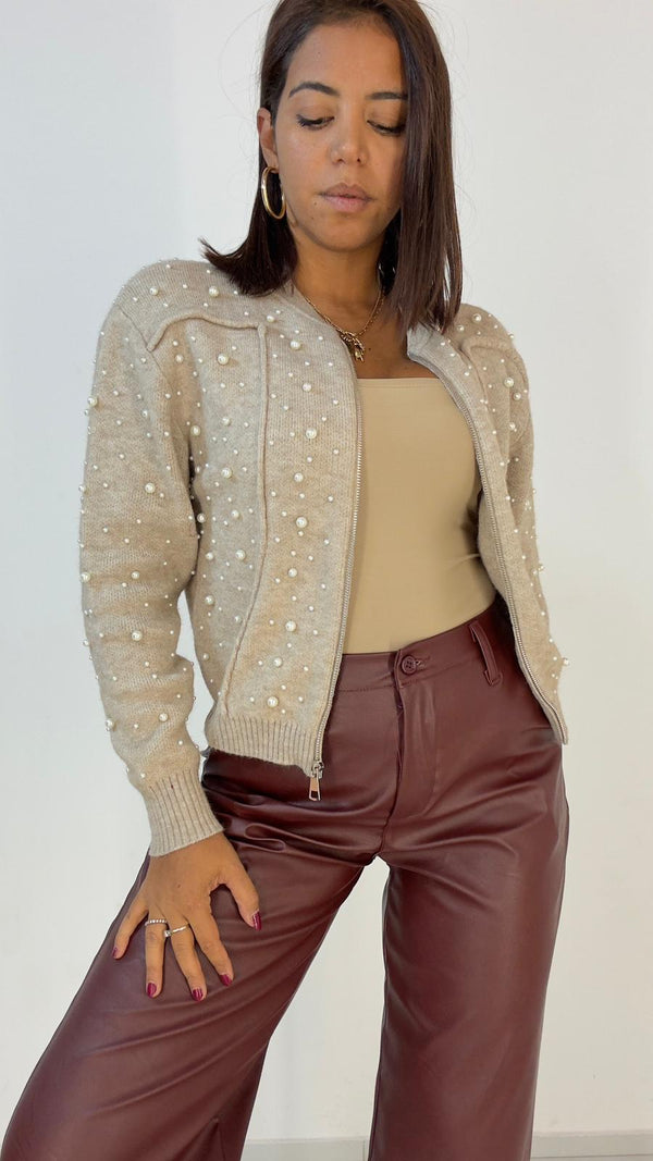 Pull zip perle