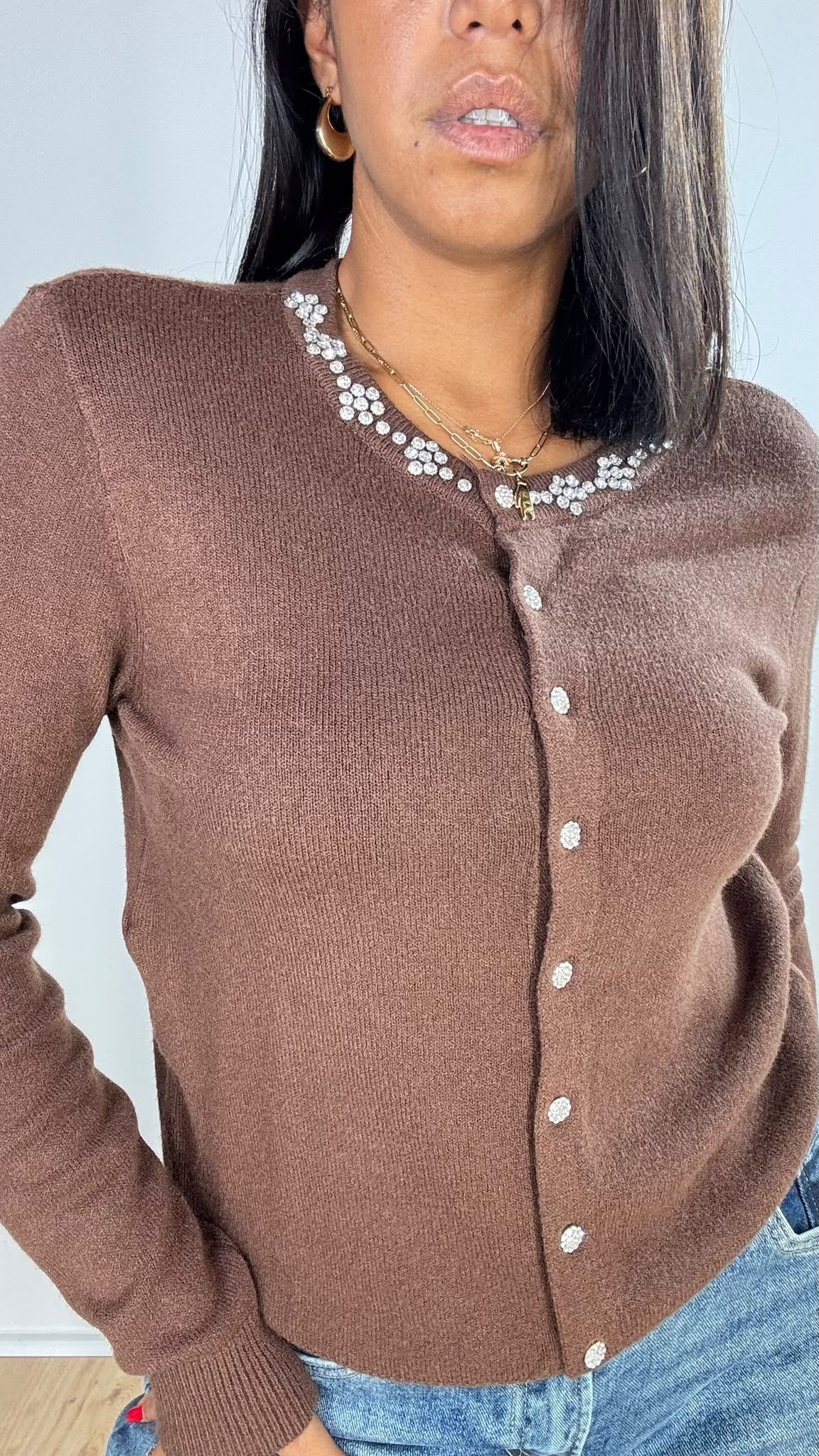 Cardigan fiori