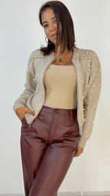 Pull zip perle