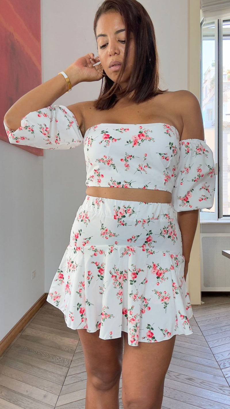 Top Fiori White