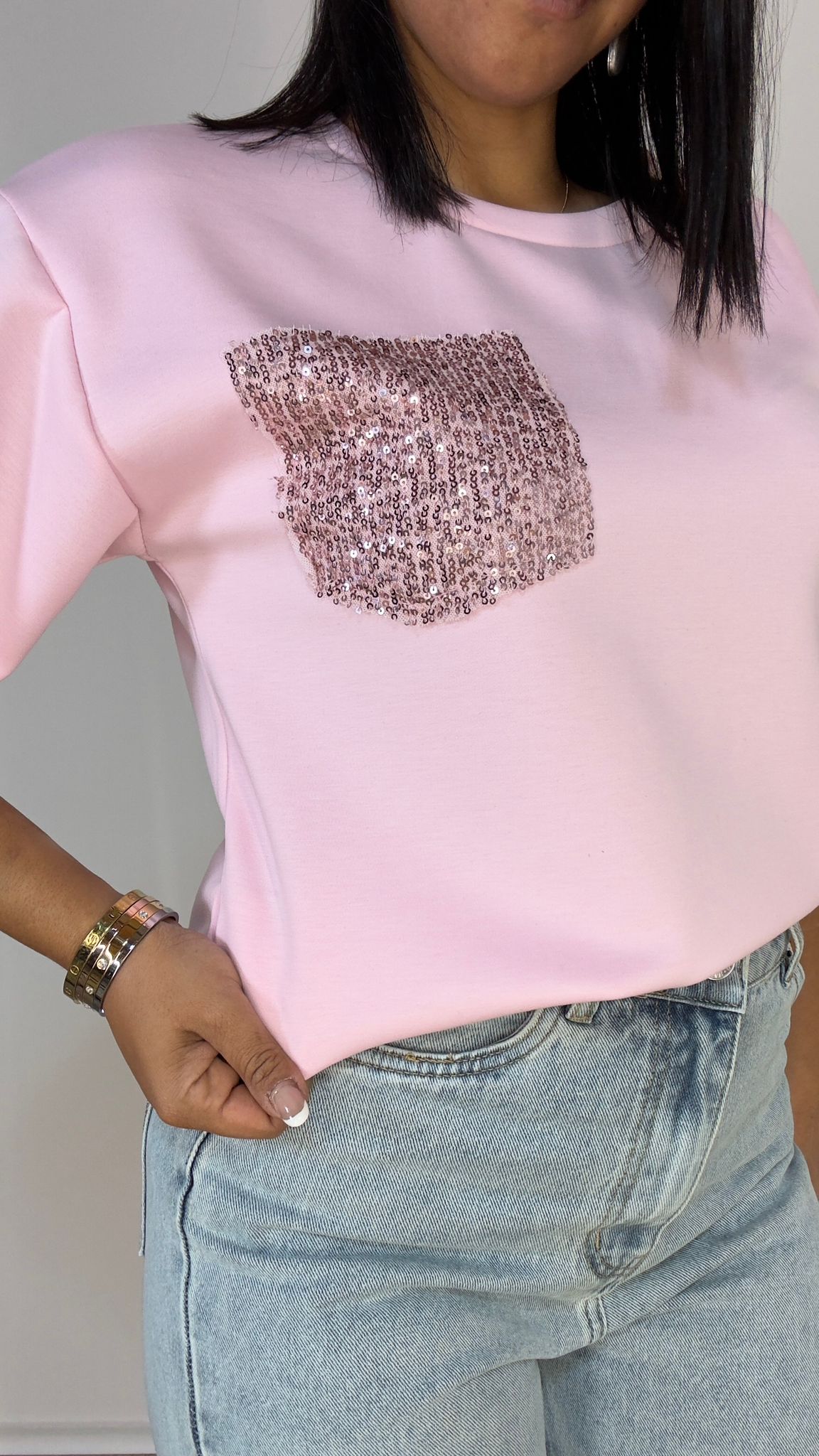 Shirt Tasca Strass