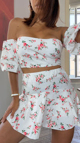 Top Fiori White