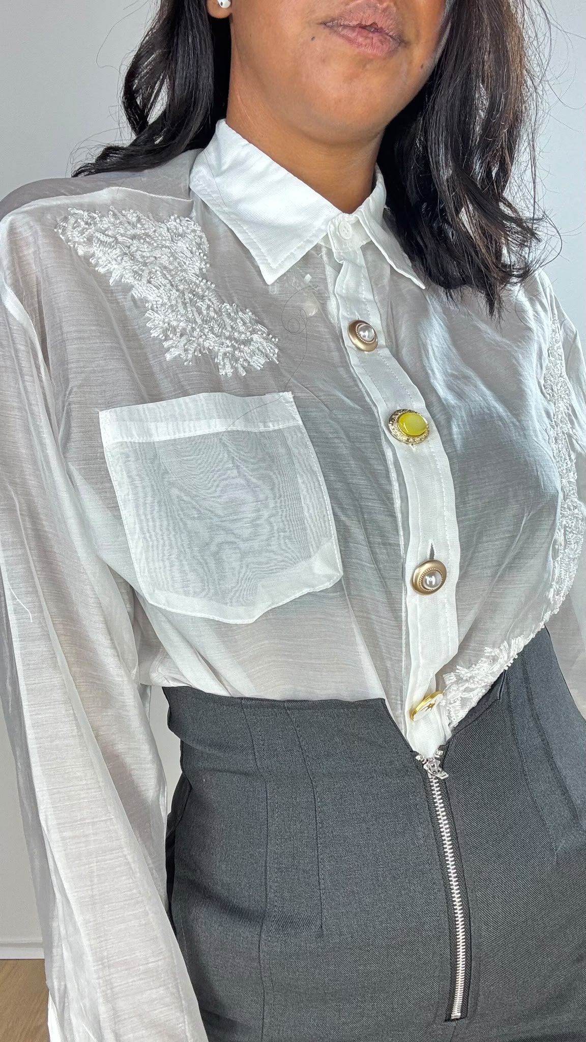 Camicia Ricamata