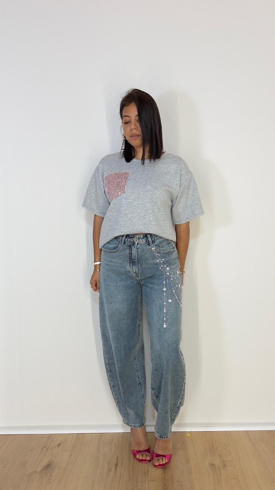 Shirt Tasca Strass