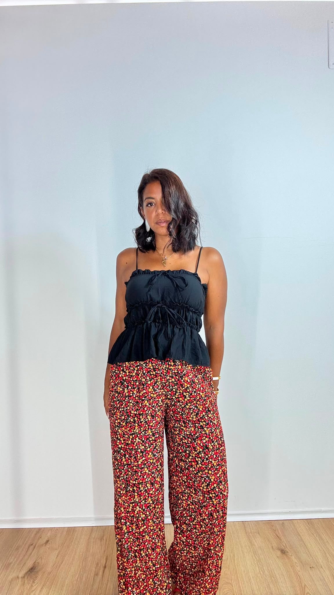 Pantaloni fiorati