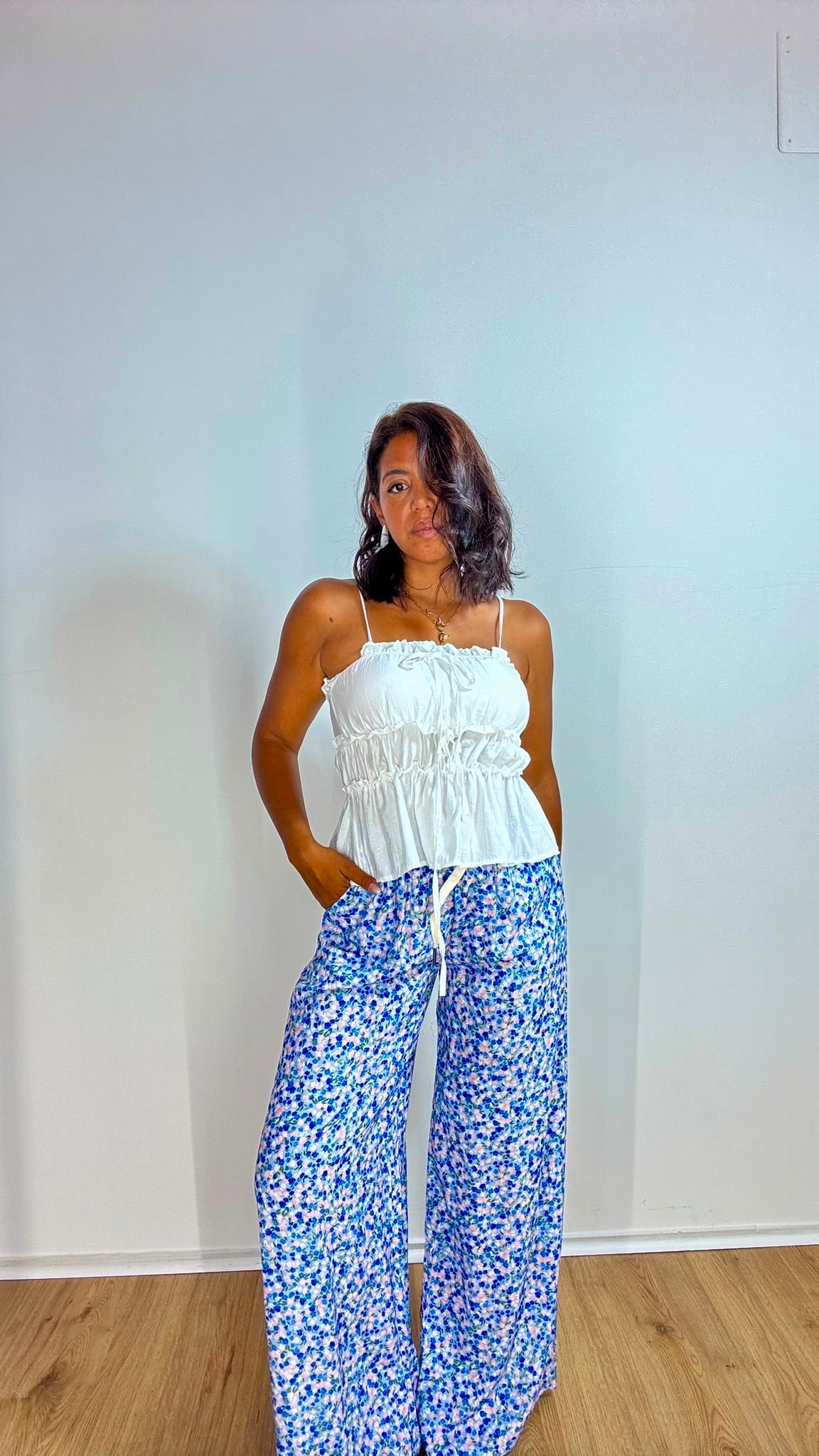 Pantaloni fiorati