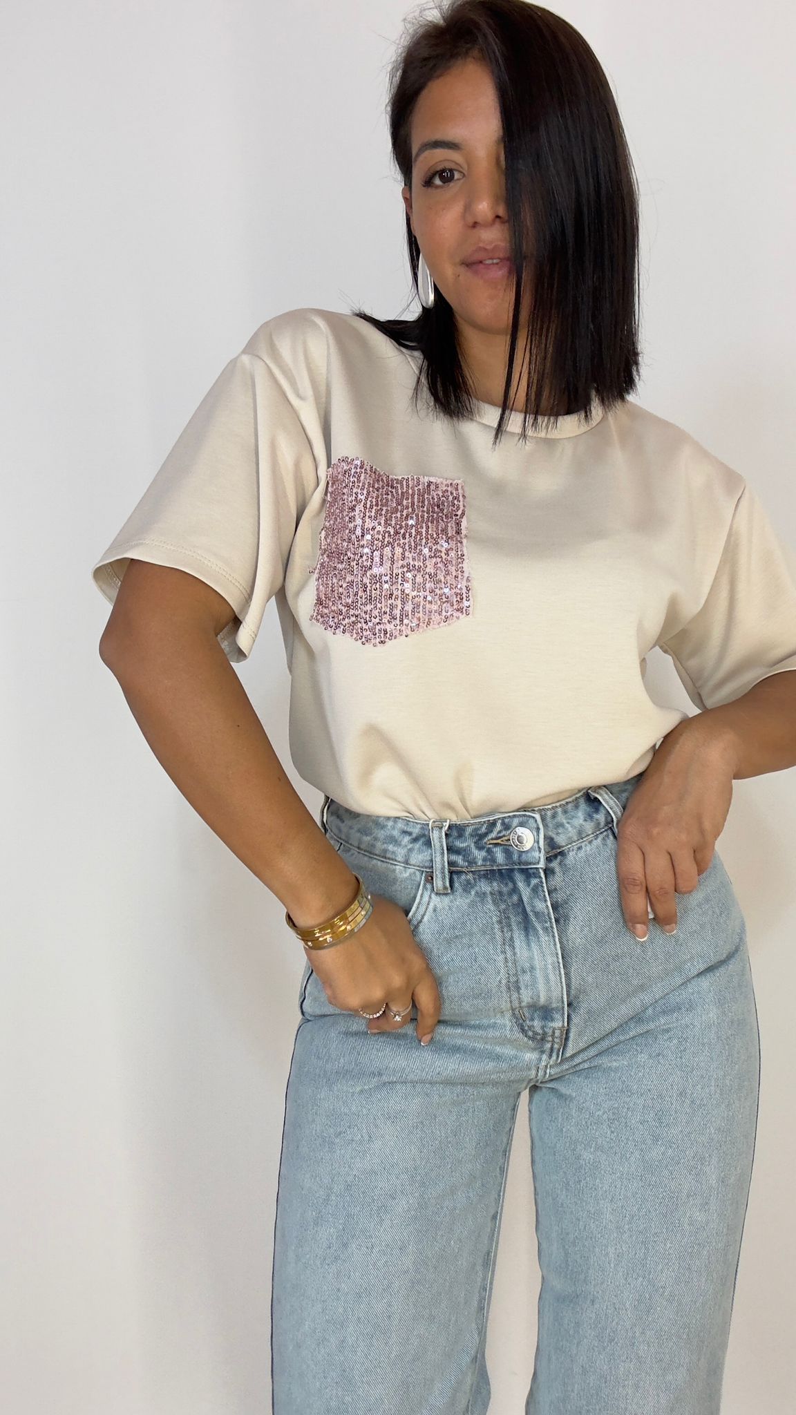 Shirt Tasca Strass