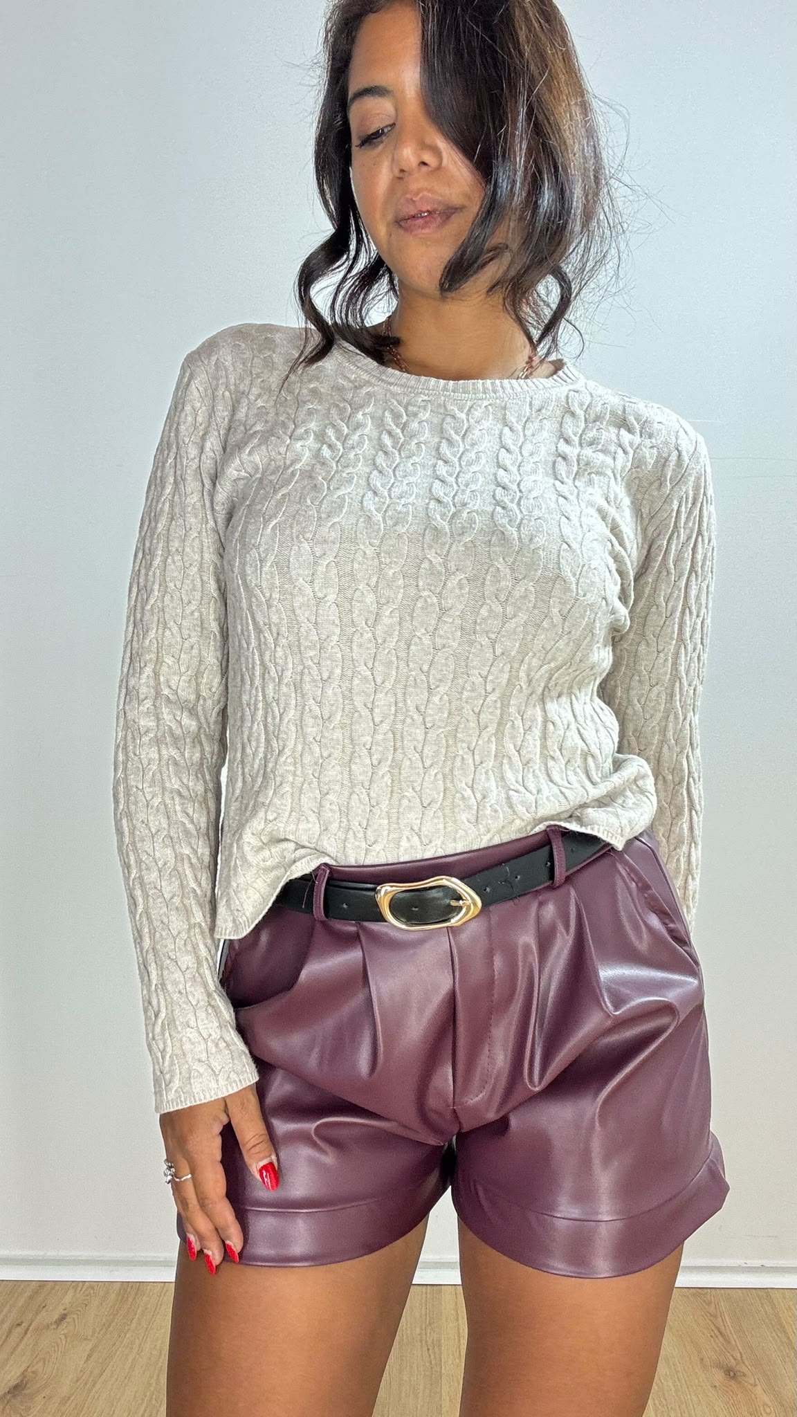 Shorts Leather