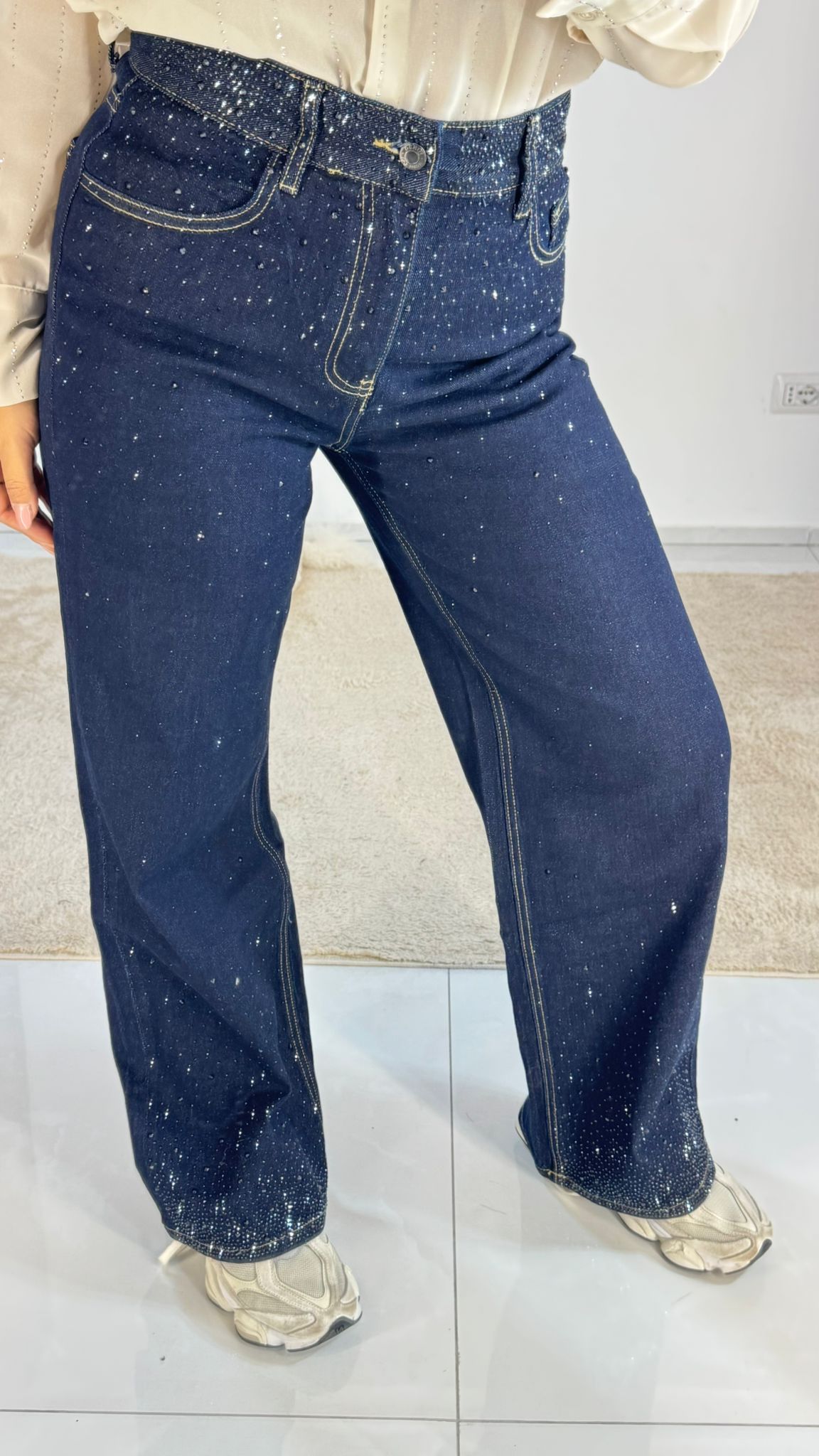 Jeans Wide Shine 3960