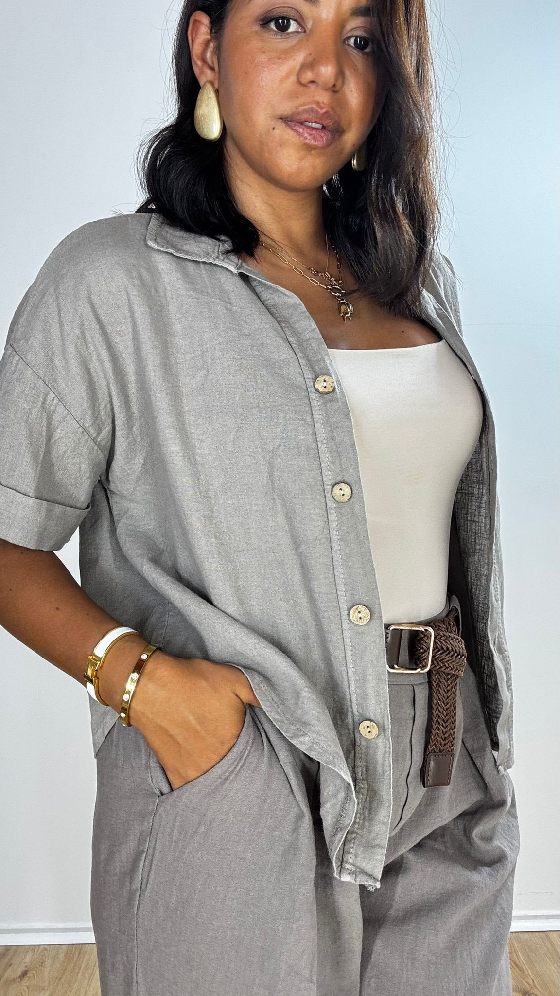 Camicia 100% Lino