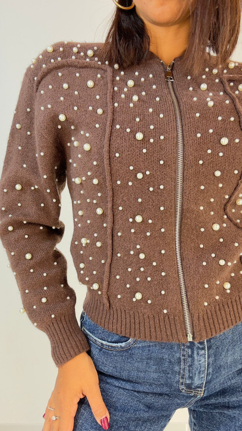 Pull zip perle