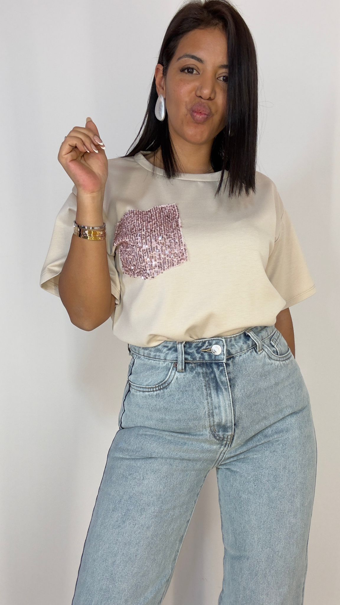 Shirt Tasca Strass