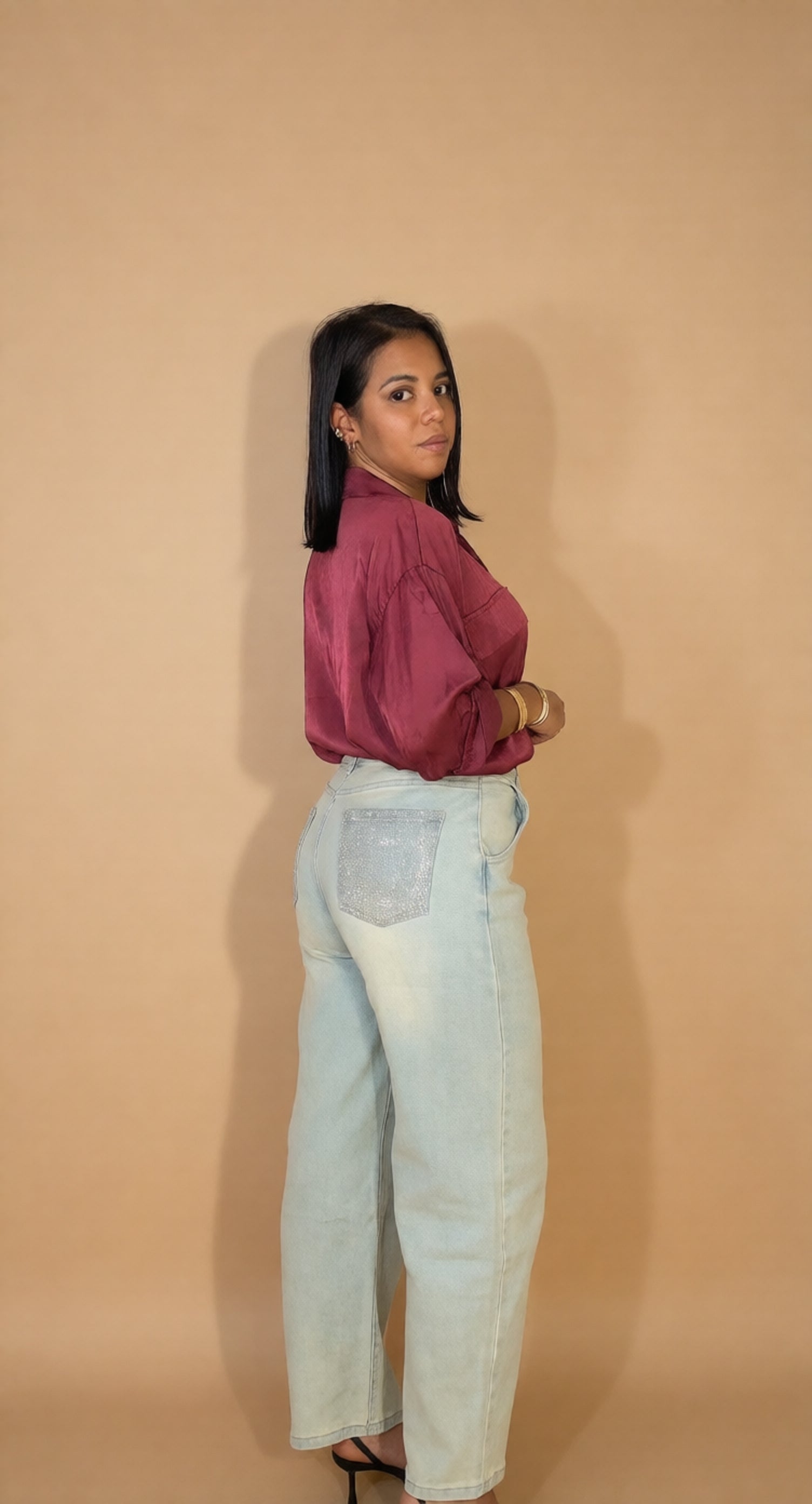 jeans baggy tasca 8266